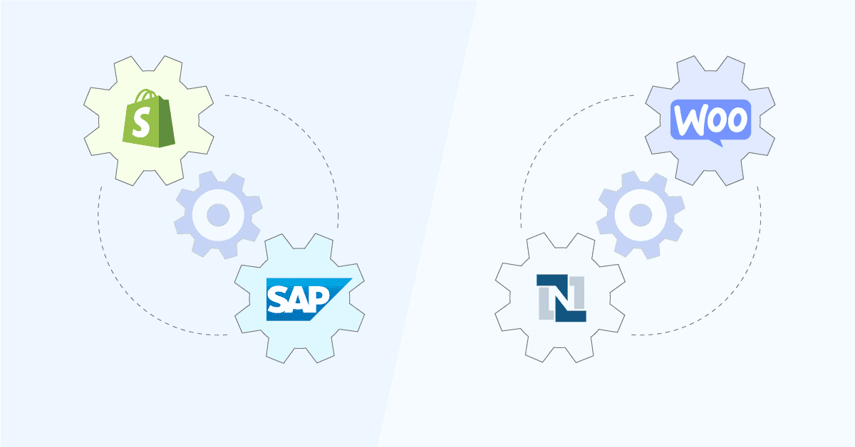 Use cases of Integration between Ecommerce platforms and ERP Systems